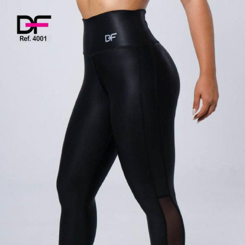 LEGGINS COLOMBIANO REDUCTOR DE ABDOMEN EFECTO LEATHER