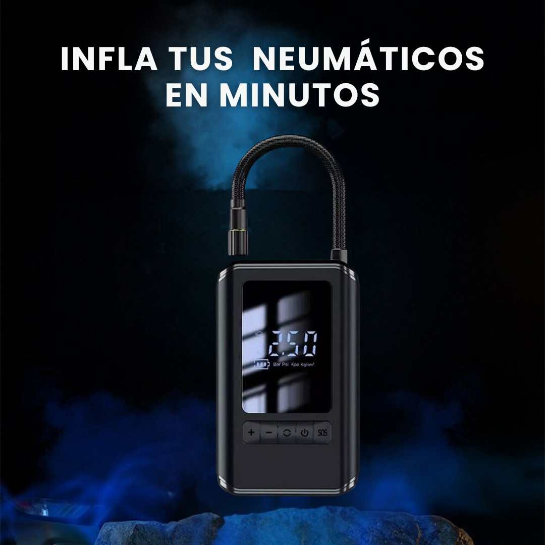 Compresor de Aire Digital Wireless- Compacto y Eficiente para Emergencias en la Carretera