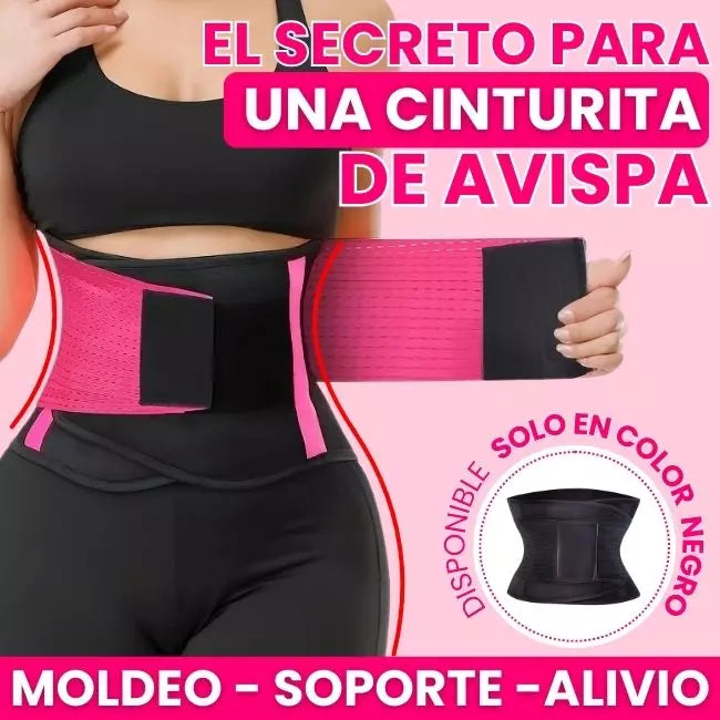 Faja cinturón de doble ajuste moldeadora – Cintura de avispa, soporte lumbar y figura estilizada en segundos