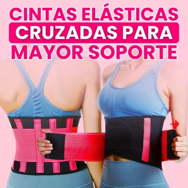 Faja cinturón de doble ajuste moldeadora – Cintura de avispa, soporte lumbar y figura estilizada en segundos